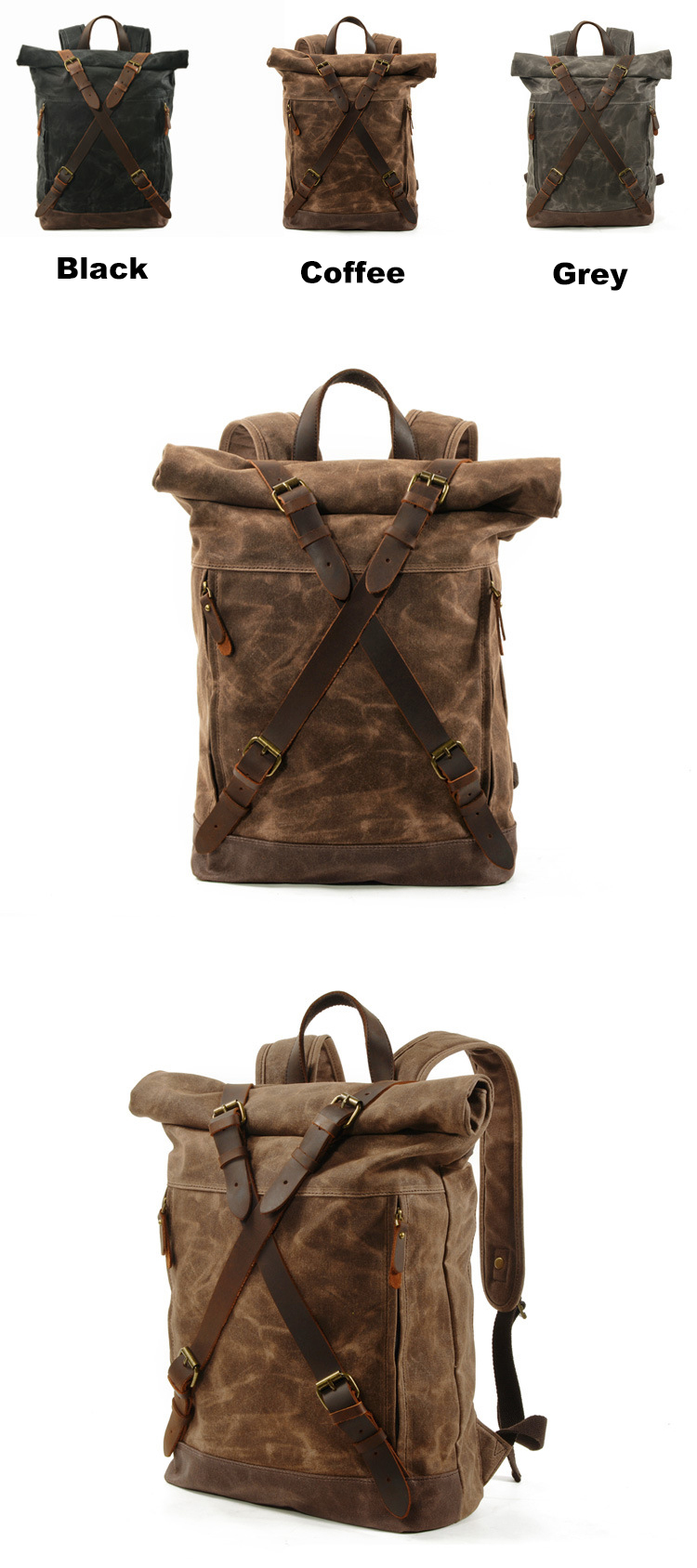 canvas backpack men