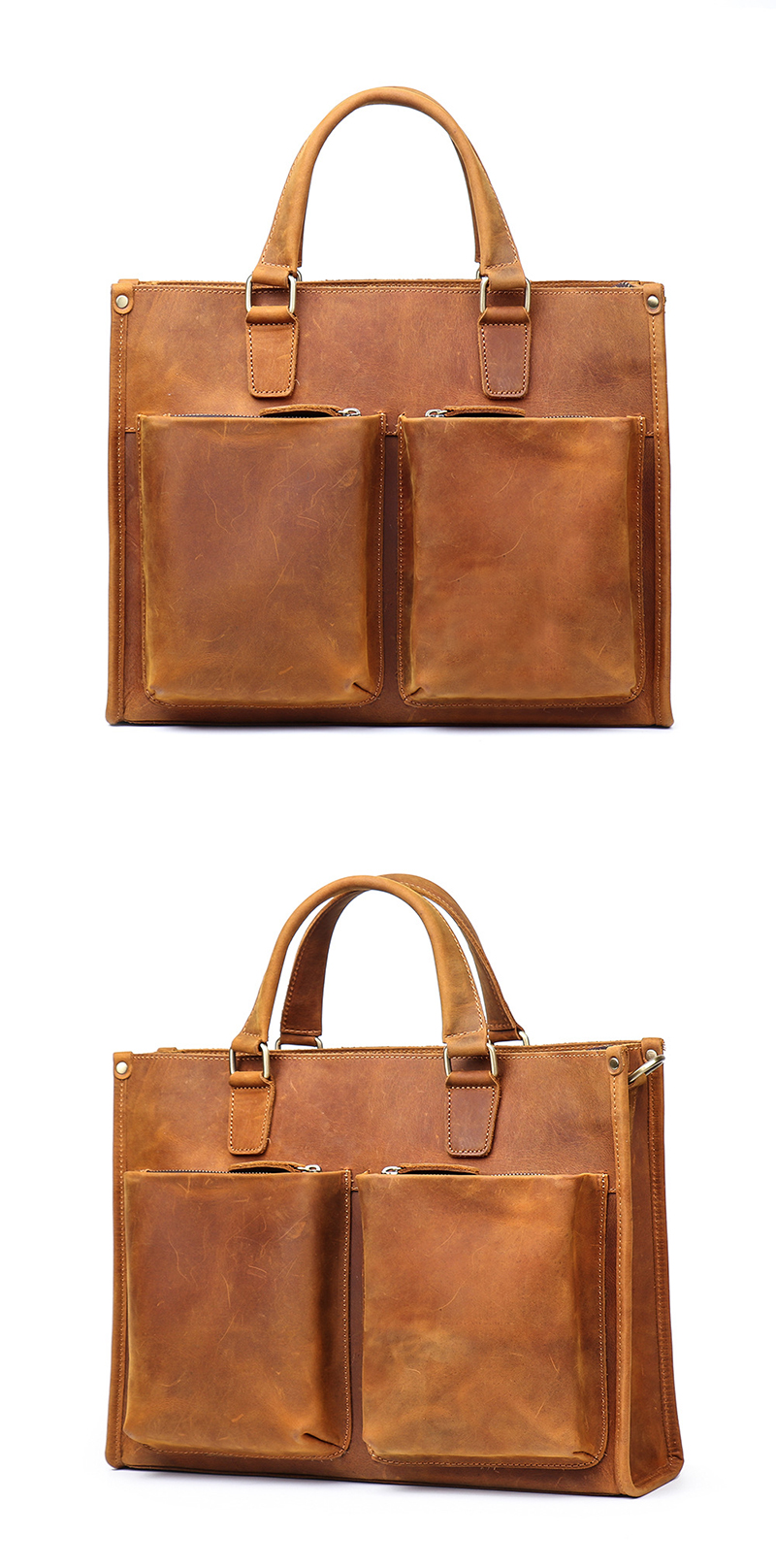 leather briefcase