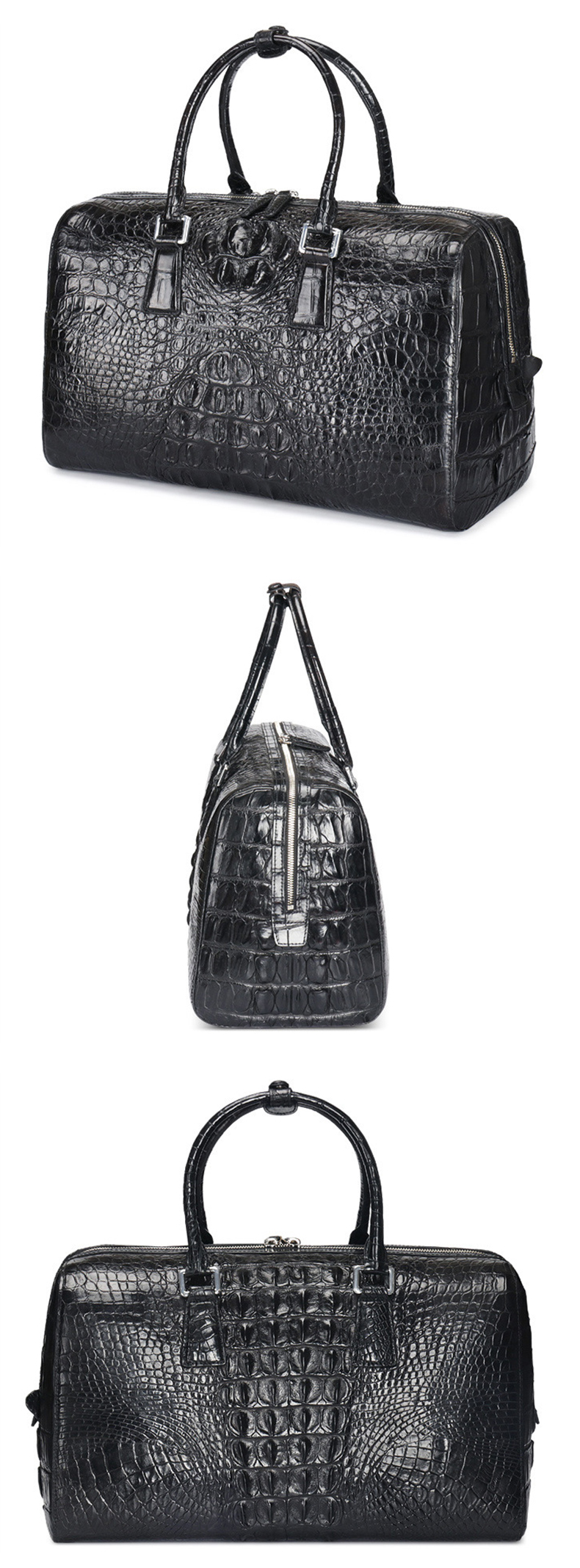 leather duffle
