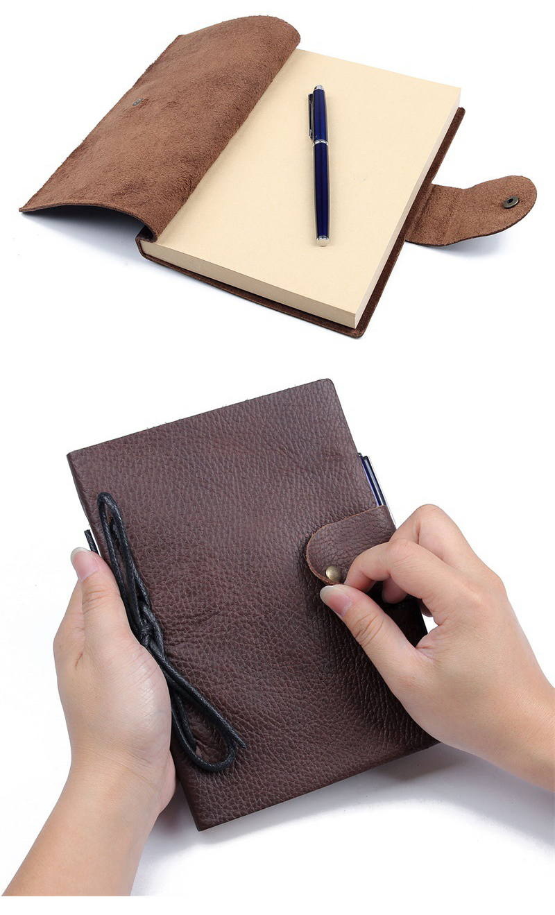 leather note book