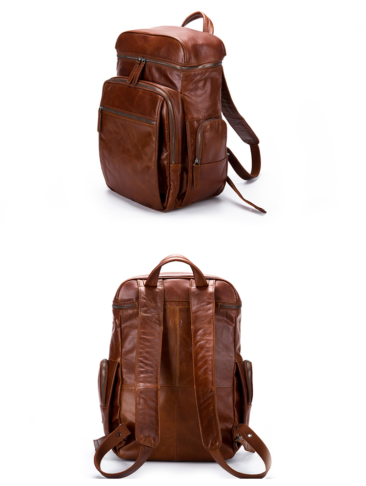 leather backpack