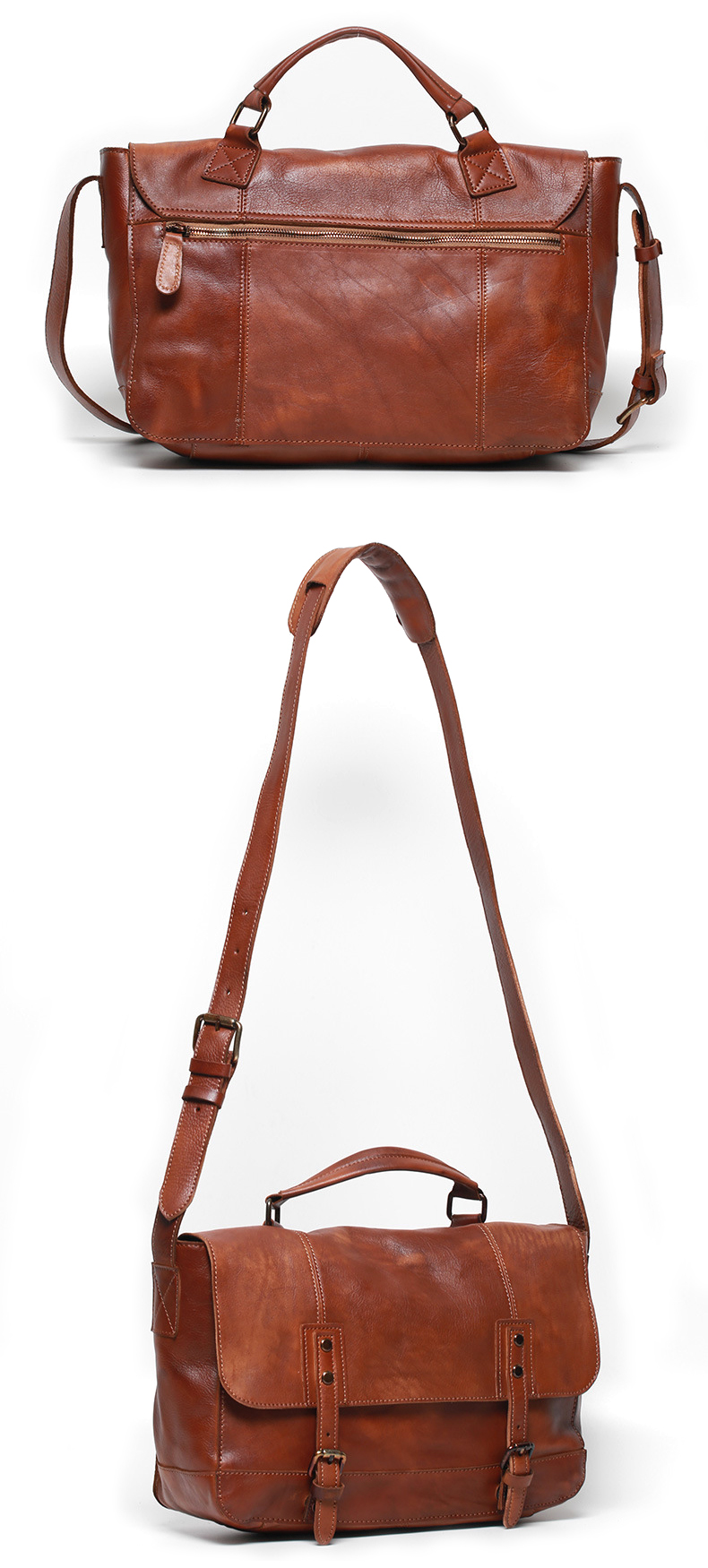 leather messenger bag