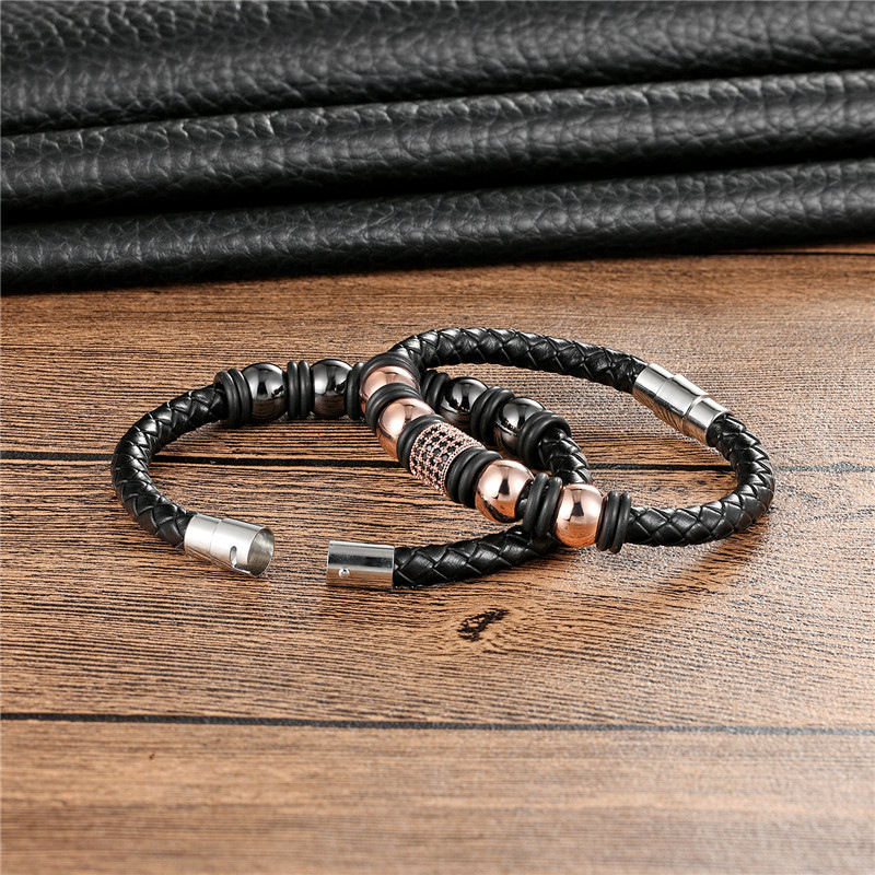 leather women bracelet