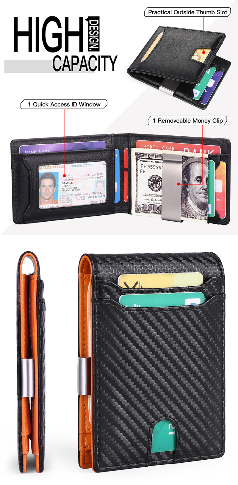 carbon filber wallet