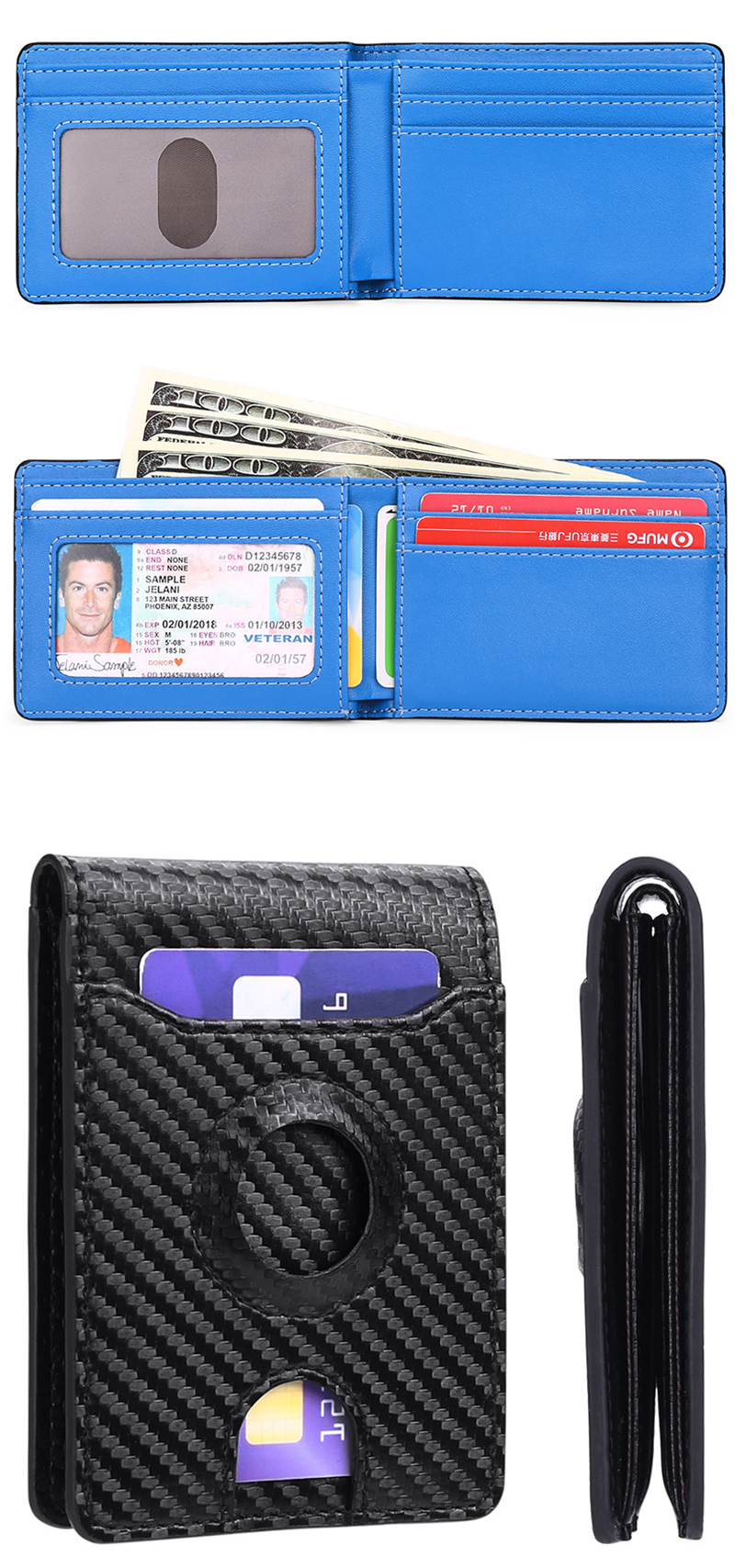 leather cards holder