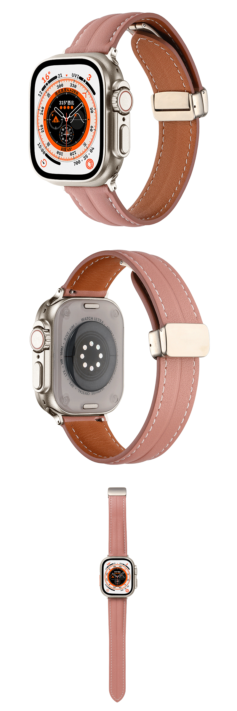 genuine leather watch strap