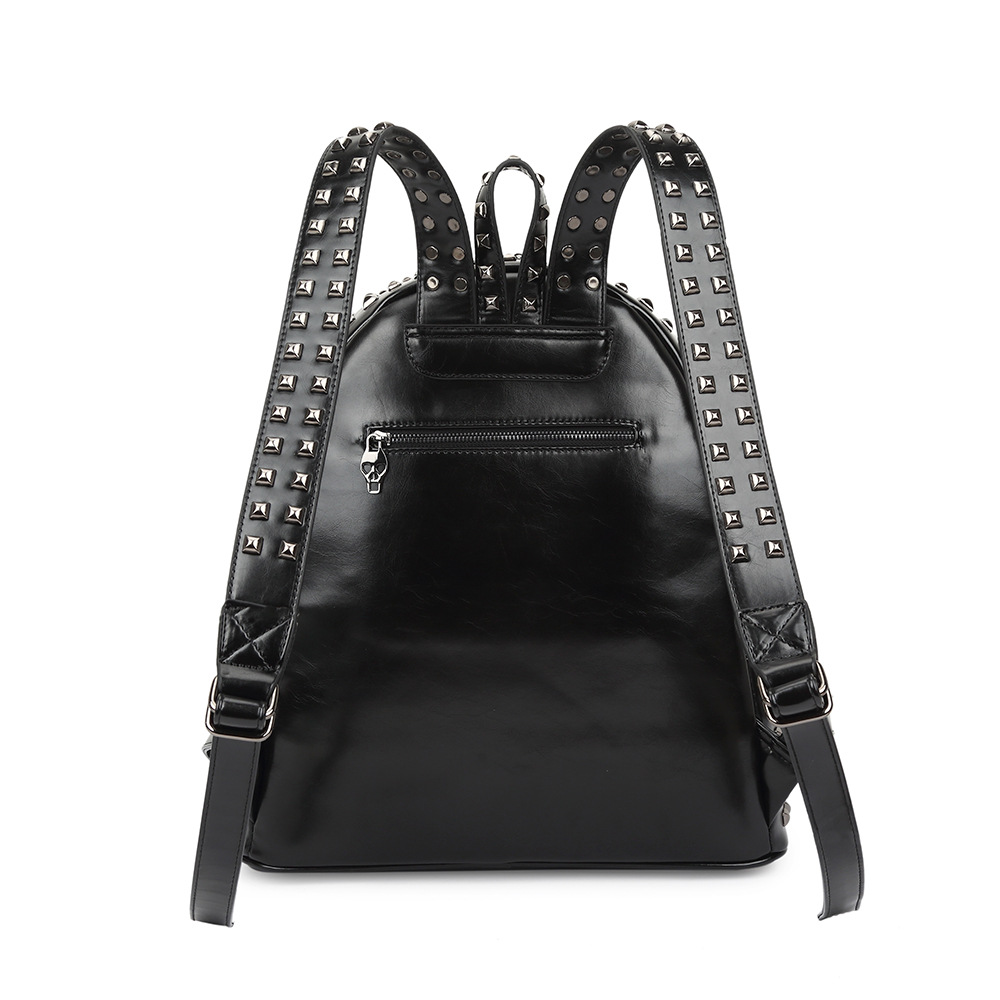 pu leather backpack