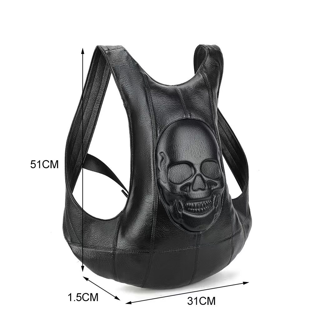 pu leather backpack