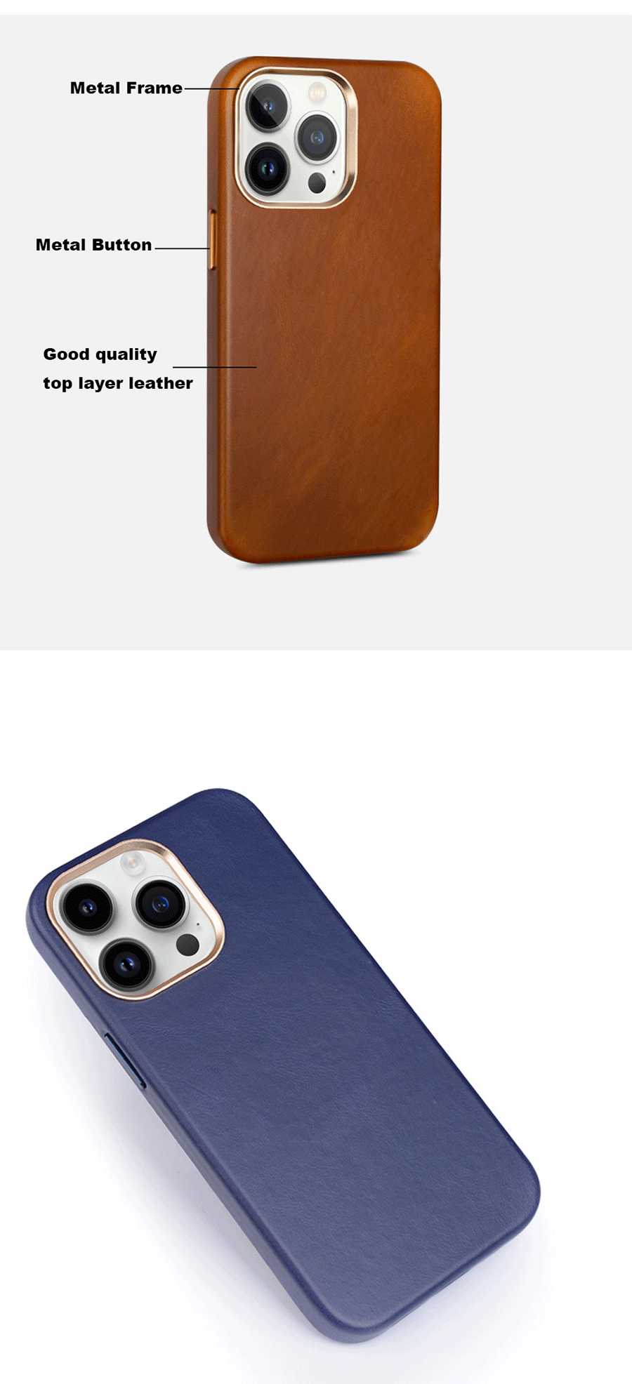 real leather phone case