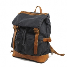 2015 wholesale trendy design canvas outdoor sports backpack 