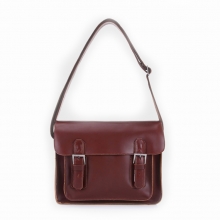 Good quality handmade leather cross body shoulder bag