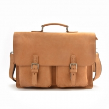 2016 Best selling mens import leather messenger laptop bag