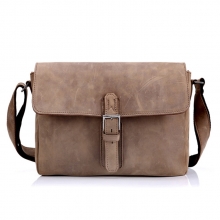 Oem low price vintage style cowhide messenger shoulder handbag