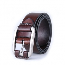 Good quality fashion designer brown leather belts for men