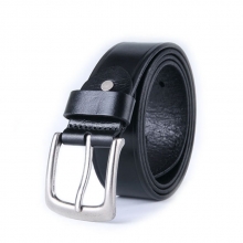 China wholesale price wide black leather belts for men