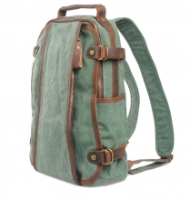 Latest design trendy foldable thick canvas rucksacks for teen