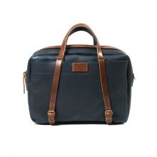 2016 high end vintage leather navy blue business bag for men
