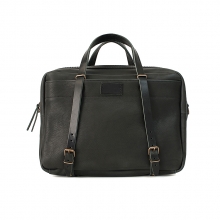 European vintage style designer leather business laptop bag for men