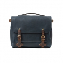 2016 summer hot selling navy blue leather postman messenger bag