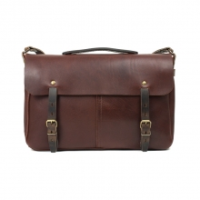 2016 latest bag design leather messenger laptop bag for men