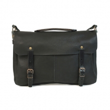 2016 hot selling vintage black leather men messenger bag handbag