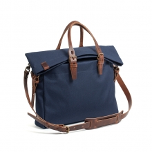 2016 hot selling navy blue canvas tote shoulder bag for men