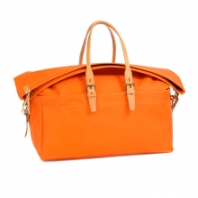 Factory price good quality orange canvas travel bag for over night