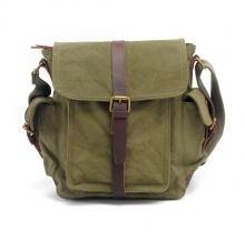 Hot selling good quality waxy canvas postmen bag for school