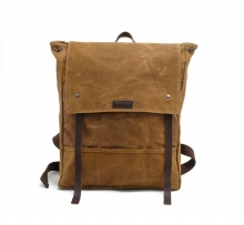 Hot selling vintage design waxy canvas laptop satchel for school boy