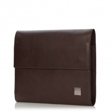 New fashion design cusstomized logo genuine leather tablet sleeve bag for 2017