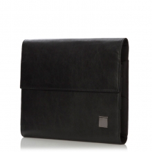 Luxury factory wholesale price black leather tablet sleeve bag for business