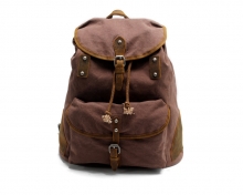 2017 Fashional design good quality laptop waxy rucksack for school student
