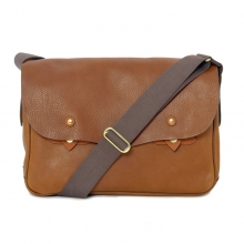Big brand design vintage real leather messenger bag for men