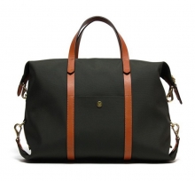 New arrival fashion 16Oz canvas leather travel duffle bag