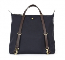2017 fashion design high end canvas leather tote bag school backpack