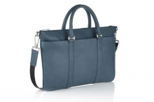 Factory price calf leather tote briefcase laptop bag for busines men