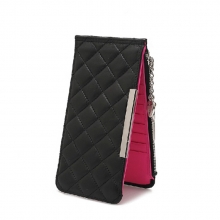 2017 big brand newest genuine leather rfid card wallet for women