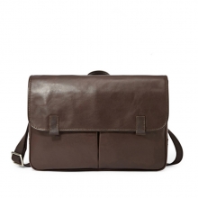 Top designer vintage style custom waterproof mens leather messenger bag