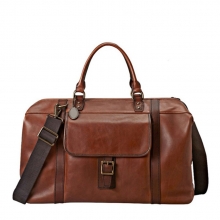 Famous design vintage durable real leather travel bag doctor bag