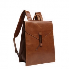 2017 newest arrival custom waterproof leather backpack for men