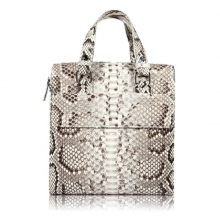 Famous designer luxury real python skin leather handbag tote bag for business