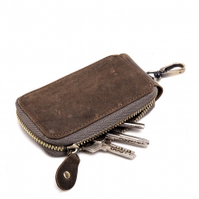 Wholesale price good quality genuine leather key holder case