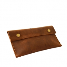 Factory wholesale business gift real leather coin holder wallet bag