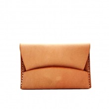 Newest design vintage style vegetable tanned leather name card holder box