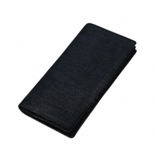 China factory wholesale price denim style real leather men pocket designer purse
