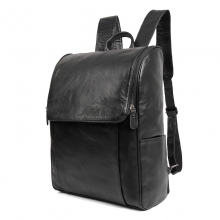 China manufacturer cheap price good quality genuine leather laptop backpack for school