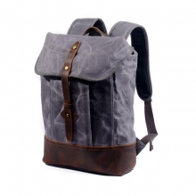 Factory cheap price good quality canvas school bag laptop backpack for student