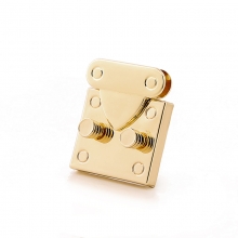 Fashion design good quality gold color handbag accessories zinc alloy metal lock for bag