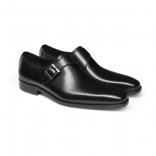 OEM factory price footwear black genuine calf leather business shoes for men