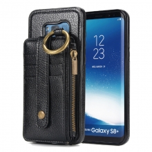 Factory price new style multi function real leather samsung galaxy S8 case with cards holder